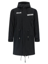 Undercover Black Cotton Parka - 3