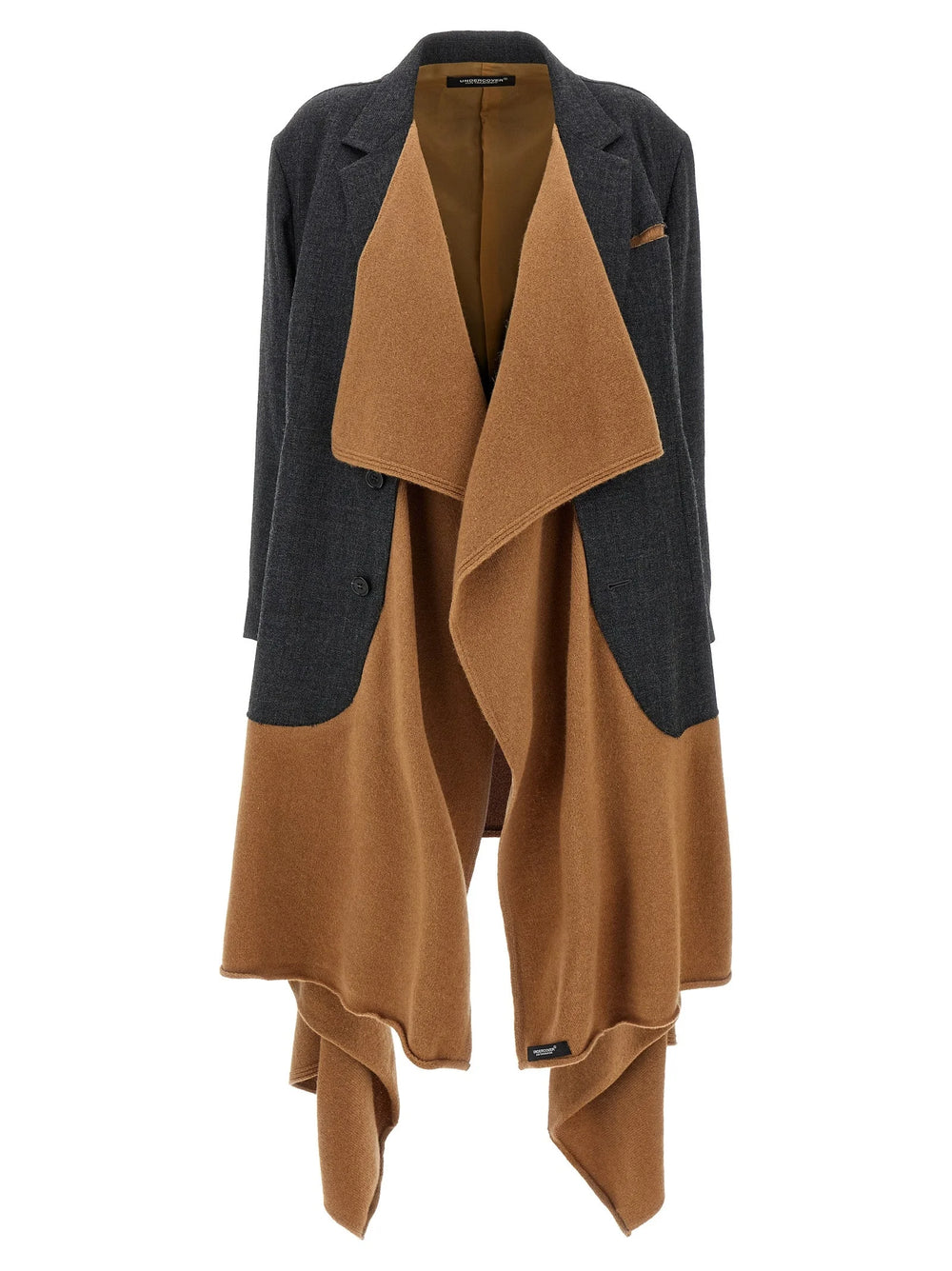Undercover Multicolor Wool Coat - 2