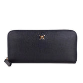 Ungaro Elegant Leather Zippered Wallet in Classic Black - Wallets