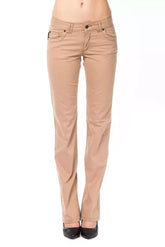 Ungaro Fever Beige Cotton Women Pant - Trousers