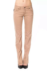 Ungaro Fever Beige Cotton Women Pant - Trousers