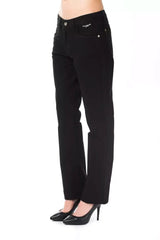 Ungaro Fever Black Cotton Women’s Pant - Trousers