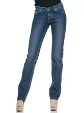 Ungaro Fever Blue Cotton Women Jeans - Jeans