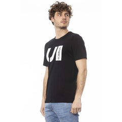Ungaro Sport Black Cotton Men T-Shirt - T-Shirts