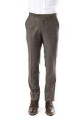 Uominitaliani Gray Wool Men Suit Pant - IT52 | XL - Trousers