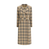 Valentino Beige Fleece Wool Coat - 48 - Overcoats