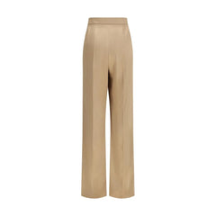 Valentino Beige Silk Dress Pants - IT46|XL