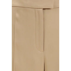 Valentino Beige Silk Dress Pants - IT46|XL