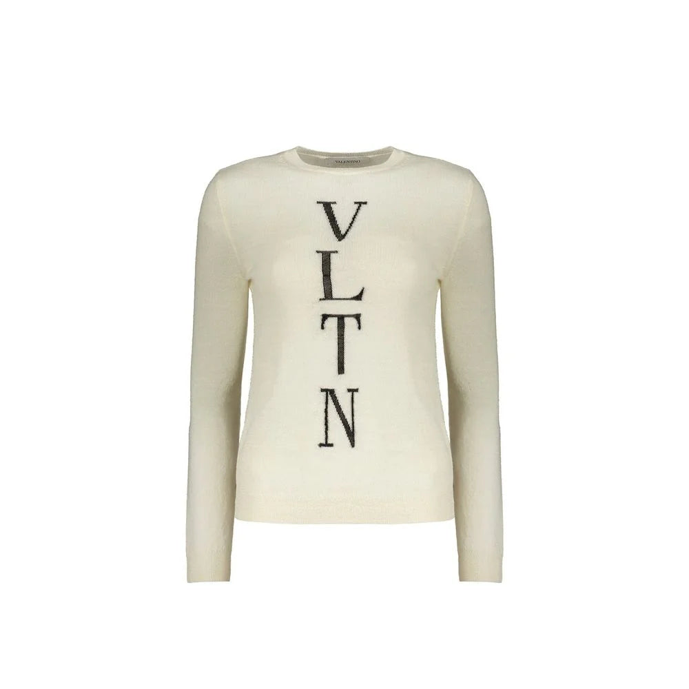 Valentino Beige Virgin Wool Sweatshirt