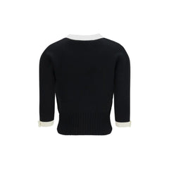 Valentino Black Cotton Cardigan - L