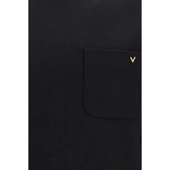 Valentino Black Cotton Sweatshirt