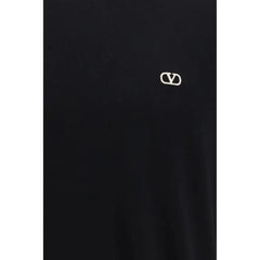 Valentino Black Cotton T-Shirt