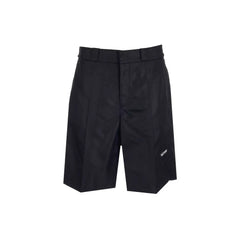 Valentino Black Nylon Bermuda Shorts - IT46 | S