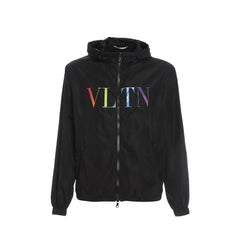 Valentino Black Polyamide Shell Jacket - 48 | M