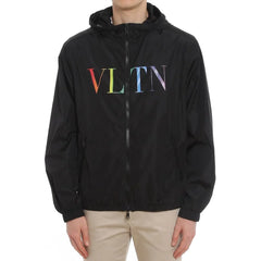 Valentino Black Polyamide Shell Jacket - 48 | M