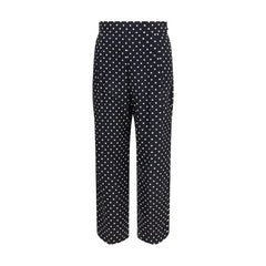 Valentino Black Silk Cropped Pants - IT44 | L