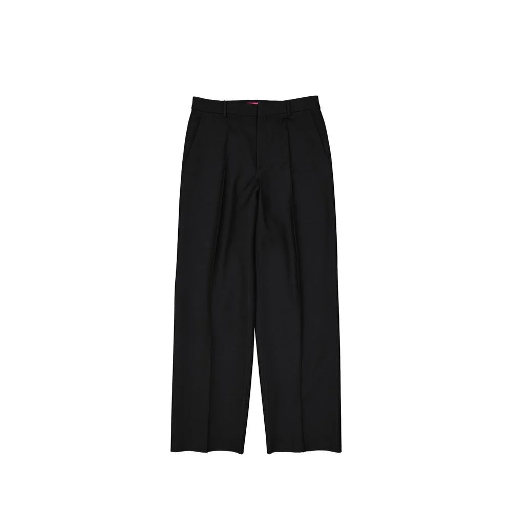 Valentino Black Silk Flared Pants - 42
