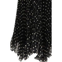 Valentino Black Viscose Midi Skirt - IT42 | L