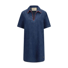 Valentino Blue Cotton Casual Dress