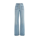 Valentino Blå Jeans i Bomull Denim