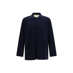 Valentino Blue Wool Oves Aries Cardigan