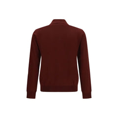 Valentino Bordeaux Wool Oves Aries Polo Shirt