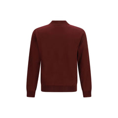 Valentino Bordeaux Wool Oves Aries Polo Shirt - M