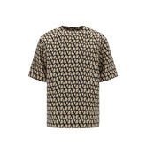 Valentino Brun Siden T-Shirt - S