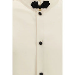 Valentino Cream Silk Shirt