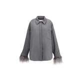 Valentino Feather Jacket - 50 - Coats & Jackets