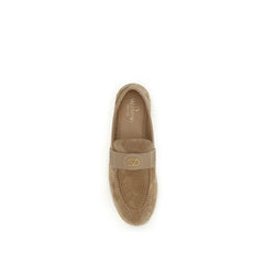 Espadrilles Valentino Garavani Beige en veau Bos Taurus