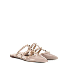 Valentino Garavani Beige Calfskin Ballet Flats - EU42/US12