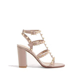 Valentino Garavani Beige Calfskin Platform Sandals - EU37/US7