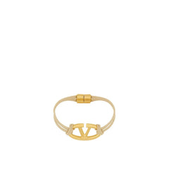 Valentino Garavani Beige Cotton Bracelet - L