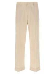 Valentino Garavani Beige Cotton Casual Pants - 48 | M