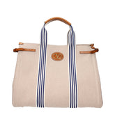 Valentino Garavani Beige Fabric Handbag