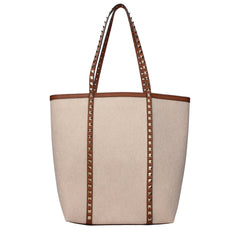 Valentino Garavani Beige Fabric Shoulder Bag