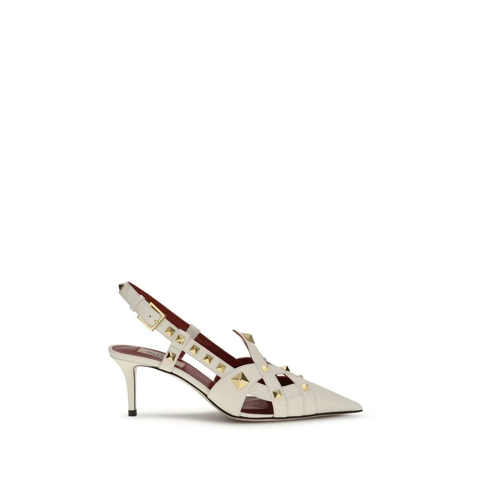 Valentino Garavani Beige Goatskin Pumps