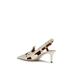 Valentino Garavani Beige Goatskin Pumps