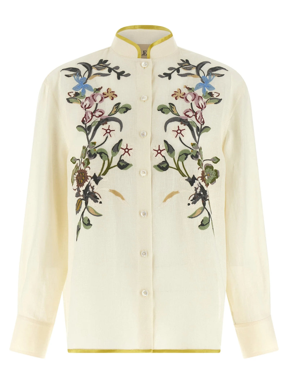 Valentino Garavani Beige Linen Blouse - IT42