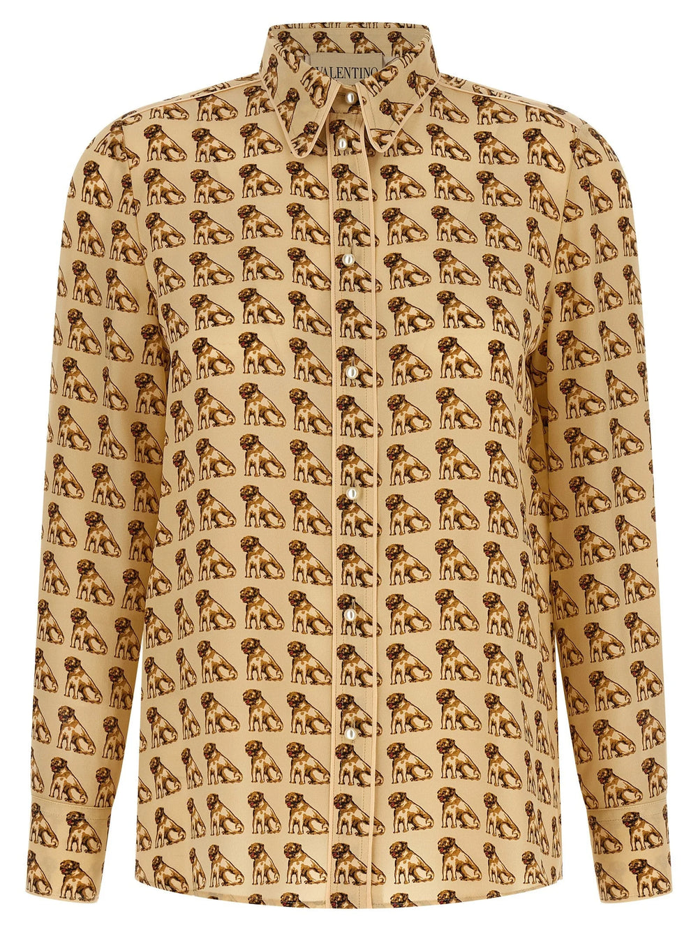 Valentino Garavani Beige Silk Blouse - IT40