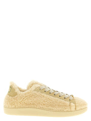 Valentino Garavani Beigefarbene Wollsneakers