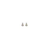 Valentino Garavani Bicolor Brass Earrings - One Size