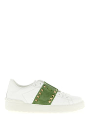 Valentino Garavani Bicolor Calfskin Low Top Sneakers - EU39/US9