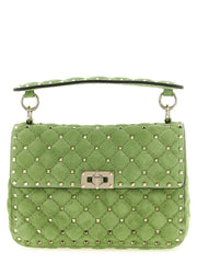 Valentino Garavani bicolor calfskin shoulder bag