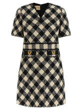 Valentino Garavani Bicolor Cotton Short Dress
