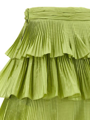 Valentino Garavani Bicolor Silk Long Skirt - IT42