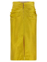 Valentino Garavani Bicolor Silk Midi Skirt - IT38