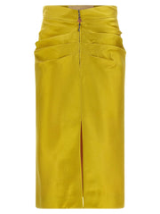Valentino Garavani Bicolor Silk Midi Skirt - IT38