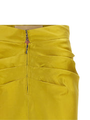 Valentino Garavani Bicolor Silk Midi Skirt - IT38